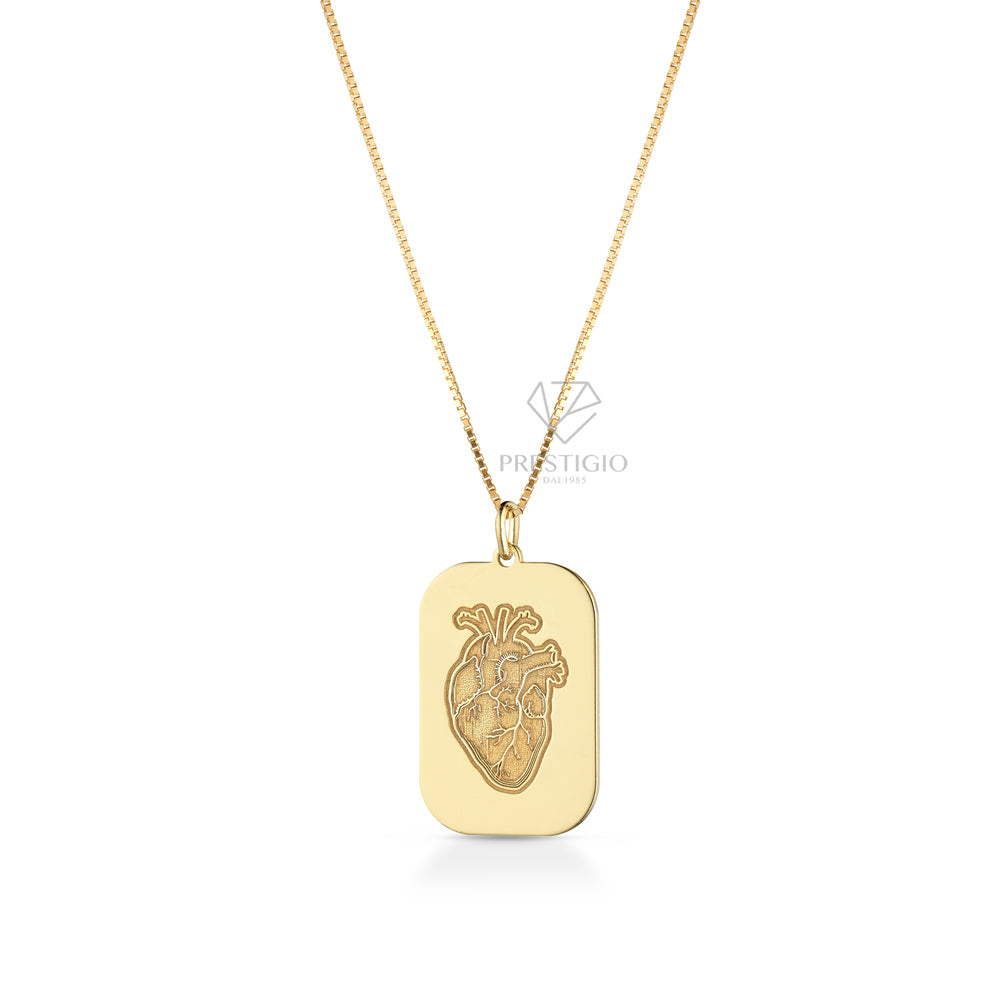 Ciondolo Cuore Oro Argento Collana Choker A Doppio Strato Con Ciondolo Cuore - Oro E Argento, Lunghezza Regolabile 46cm Dual Split - Foto 11
