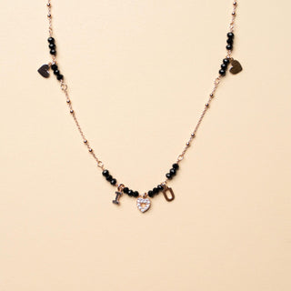 Collana "I Love You" In Argento 925