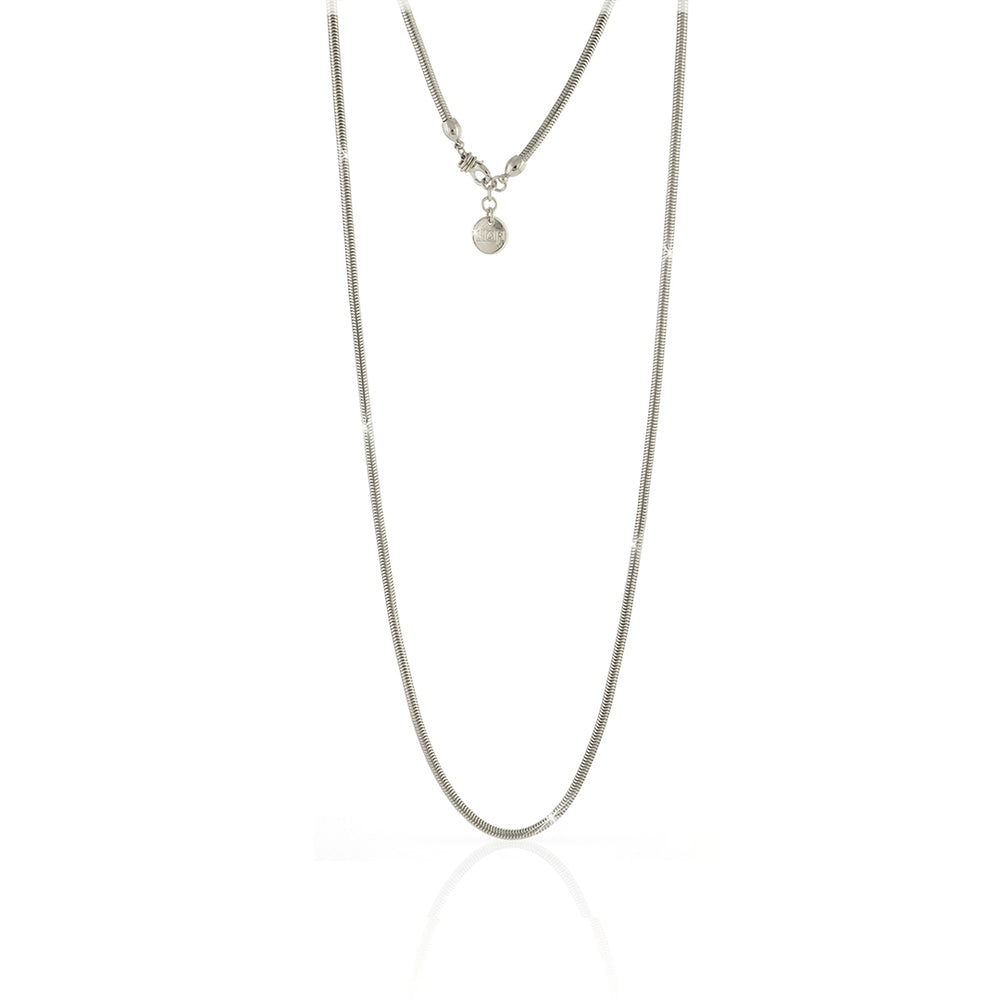Collana lunga perle di fiume gradazione rosa - Chic Ad Hoc