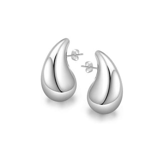 Orecchini A Goccia "Drop Silver" in Argento 925%