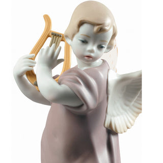 Scultura "Angelo Con Lira" Lladrò