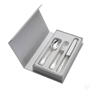 Set 3 Posate Bimbo/a Personalizzabile "Baby & Child" Zaramella Argenti