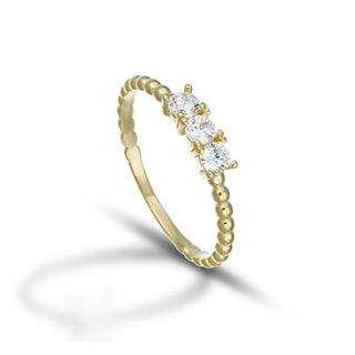 Anello Trilogy Dana L’Or 9 Carati