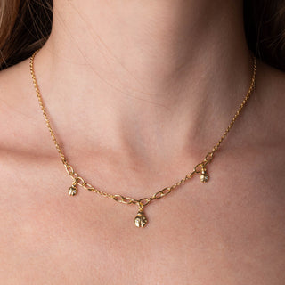 Collana "Coccinelle" In Argento 925