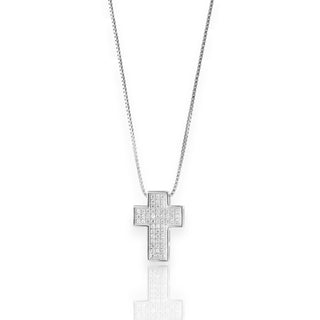 Collana Croce"Cross" in Argento 925%