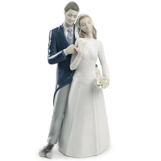 Scultura "Sposi Sotto la Chuppah" Lladrò