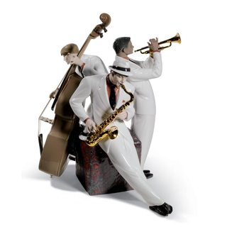 Scultura "Trio Di Jazz" Edizione Limitata Lladrò