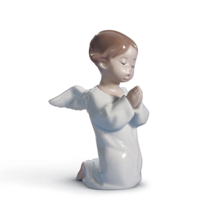 Scultura Angioletto Che Prega Lladrò