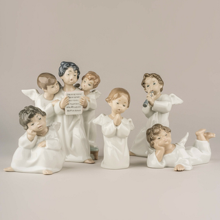 Scultura Angioletto Che Prega Lladrò