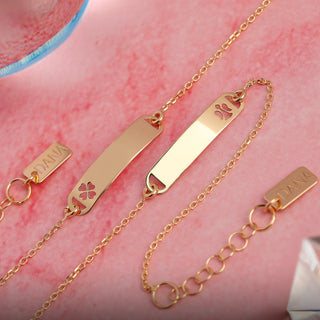 Bracciale Personalizzabile Baby Dana L’Or 9 Carati