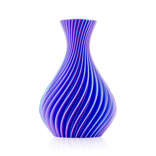 Bomboniera Vaso Avion/Lilla Plissè Madrhèlen h.25 cm.