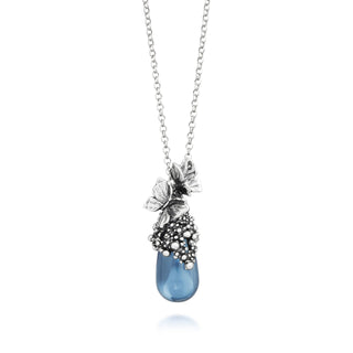 Collana Pendente "Goccia Farfalle" Giovanni Raspini