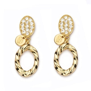 Orecchini Pavè Torchon "Contemporary Jewels Classy" Barbieri Creazioni