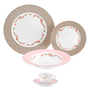 Servizio di Piatti 48 pz. “Arabella” Fade Maison