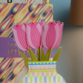 Bomboniera/Segnaposto Tulipano "Special Moments" Vesta h.20.4 cm.