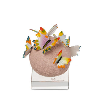 Bomboniera Sfera con Farfalle Gli Alberelli h.12 cm.