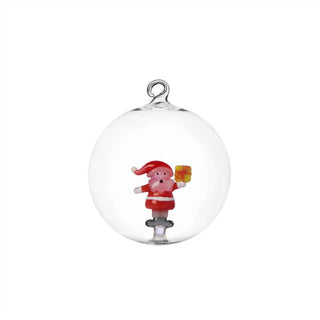 Palla Natale Babbo Natale "Christmas Tales" Ichendorf Milano Ø8 cm.