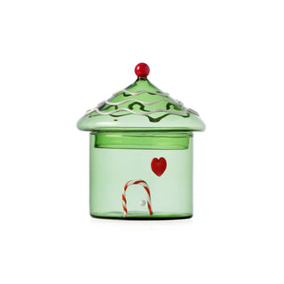 Scatola Casetta Verde “Sweet and Candy” Ichendorf Milano h.15 cm.
