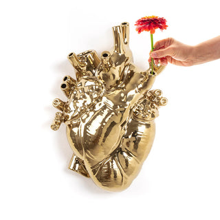 Vaso "Love in Bloom Gold" Seletti h.60 cm.