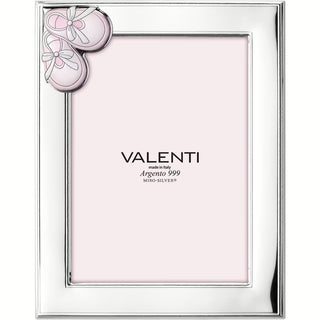 Cornice Portafoto "Scarpette" Rosa Valenti