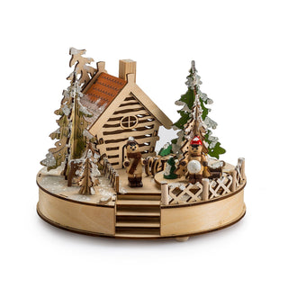 Giostra Paesaggio Natalizio Palais Royal Lamart h. 16 cm.