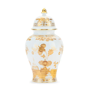 Vaso Potiche Grande "Oriente Italiano Aurum"  Richard Ginori 38 cm.