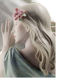 Scultura Donna "Compagno Fedele" Edizione Limitata Lladrò