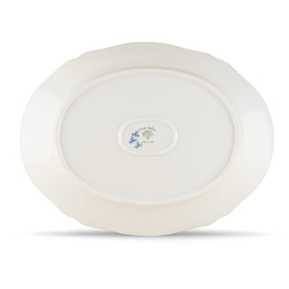 Piatto da Portata Ovale "Oriente Italiano Malachite" Richard Ginori h. 26 cm.