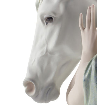 Scultura Donna "Compagno Fedele" Edizione Limitata Lladrò