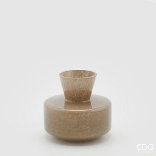 Vaso con Collo Nocciola EDG h.15 cm.