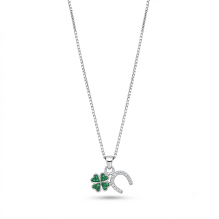 Collana Portafortuna Color in Argento 925%