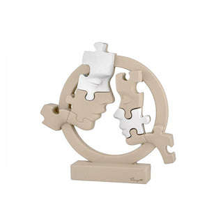 Bomboniera Scultura Visi Puzzle Bongelli Preziosi ø 13 cm.