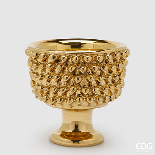 Vaso Fenice Pigna con Piede EDG h.24.5 cm.
