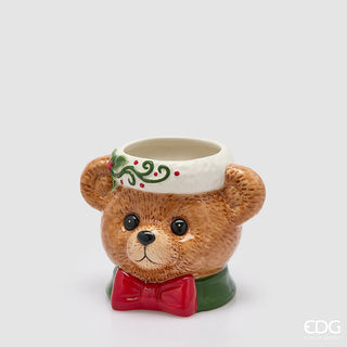 Vaso Orso Papillon EDG h.18 cm.