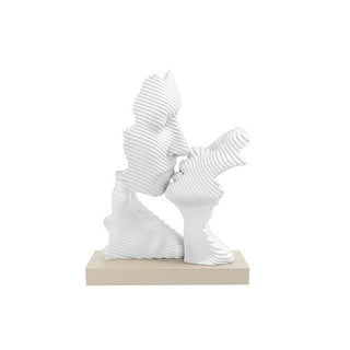 Bomboniera Scultura Bacio Stilizzato Bongelli Preziosi 15xh.16 cm.
