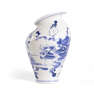 Vaso "Floral Delft" Seletti h.30 cm.