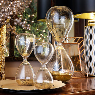Bomboniera Clessidra Glitter Oro "Treasure" di Henriette