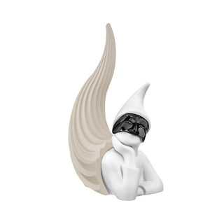 Bomboniera Corno Pulcinella Nocciola Bongelli Preziosi h.14 cm.