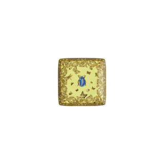 Bomboniera Coppetta Quadra Piana "30 Years Le Jardin de Versace" Rosenthal Versace 12 cm.