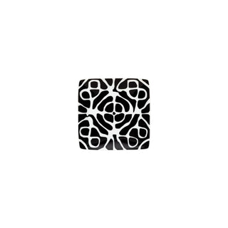 Bomboniera Coppetta Quadra "Home Monochrome Maze" Rosenthal 12 cm.