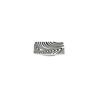 Bomboniera Coppetta Quadra "Home Monochrome Zebra" Rosenthal 12 cm.