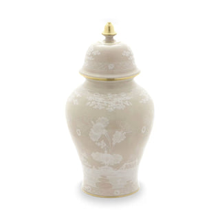 Vaso Potiche Grande "Oriente Italiano Meringa"  Richard Ginori 38 cm.