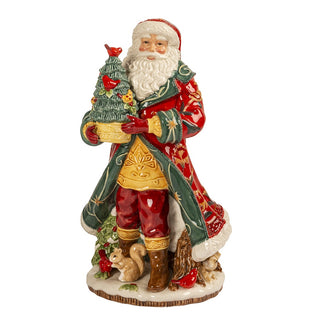 Babbo Natale "Santas Gift" Fitz And Floyd Lamart h.34 cm.