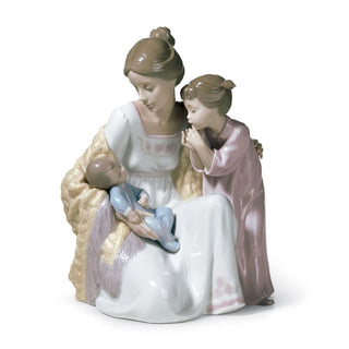 Scultura "Benvenuto in famiglia" Lladrò