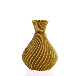 Bomboniera Vaso 3D Oro Silver Melaverde h.21 cm.