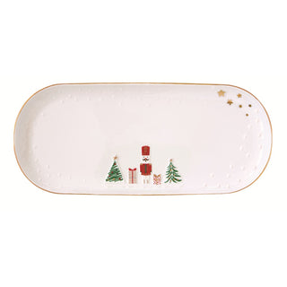 Vassoio "Let it Snow" Easy Life h.34,5x15 cm.
