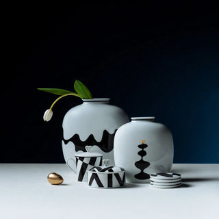 Scatola Portagioie "Home Monochrome" Rosenthal Versace 16x16 cm.