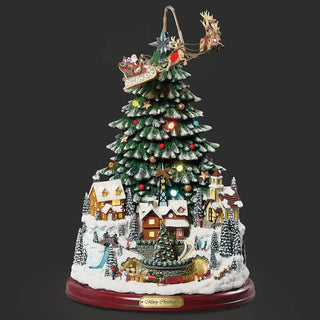 Albero di Natale Musicale con Movimento Mr. Christmas h.38 cm.