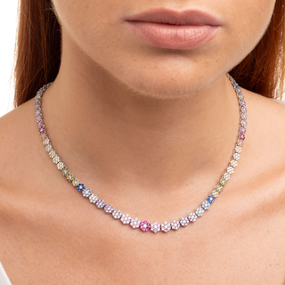 Collana Flowers Multicolor