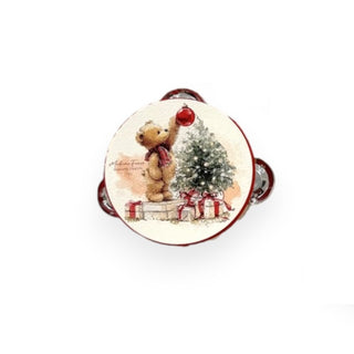 Tamburello Appendino Dolce Teddy Madame Fioccò Ø10 cm.
